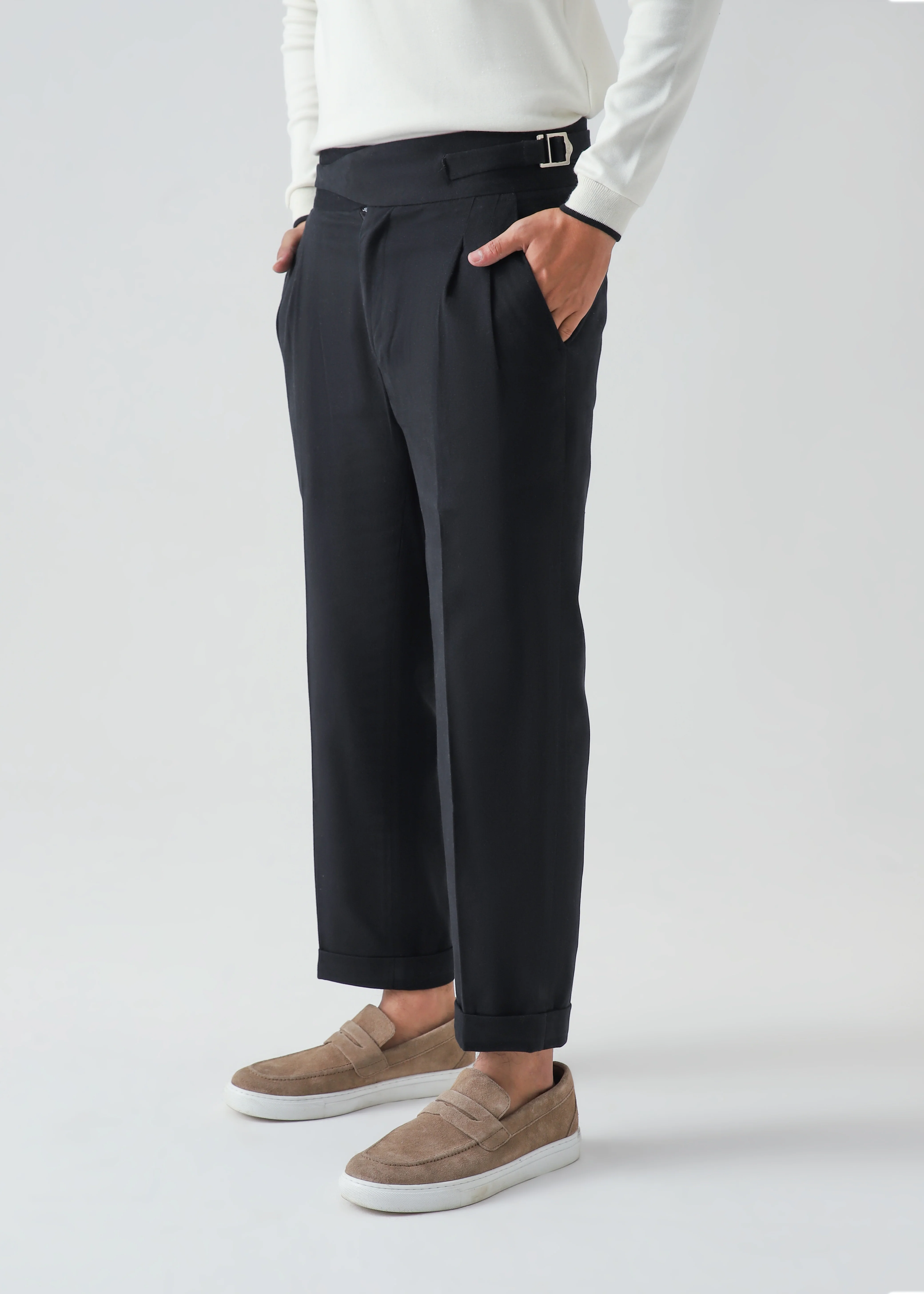 GURKHA PANT - BLACK - Image 5