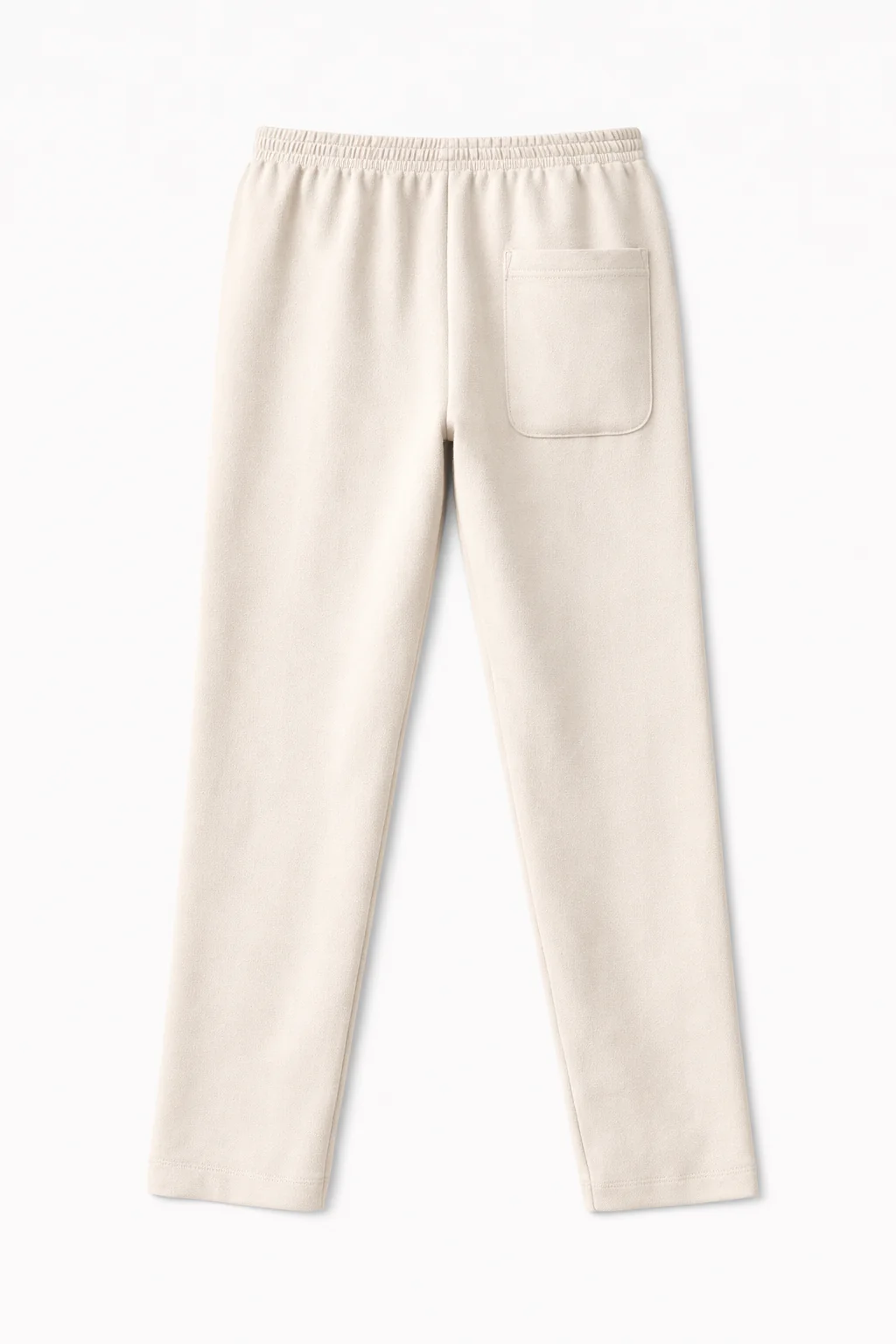 PINTUCK STRAIGHT FIT TROUSER - BEIGE - Image 4