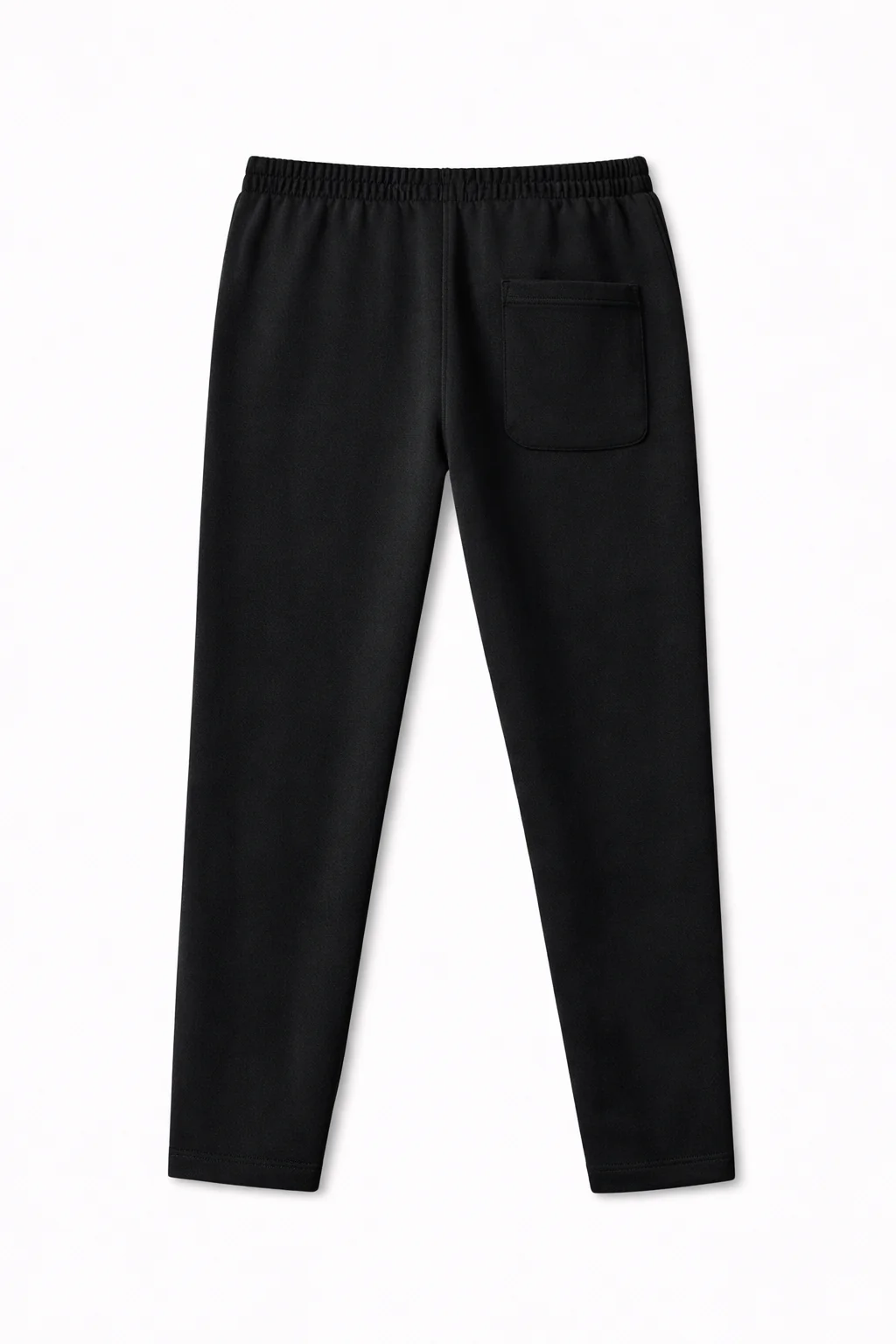 PINTUCK STRAIGHT FIT TROUSER - BLACK - Image 3
