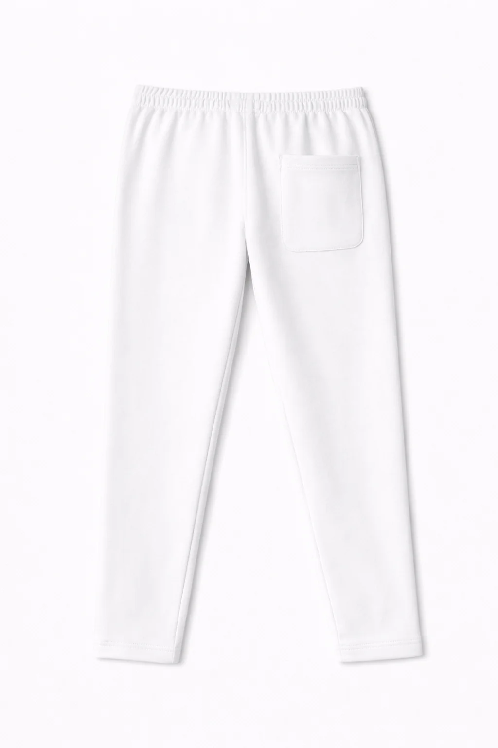 PINTUCK STRAIGHT FIT TROUSER - WHITE - Image 4