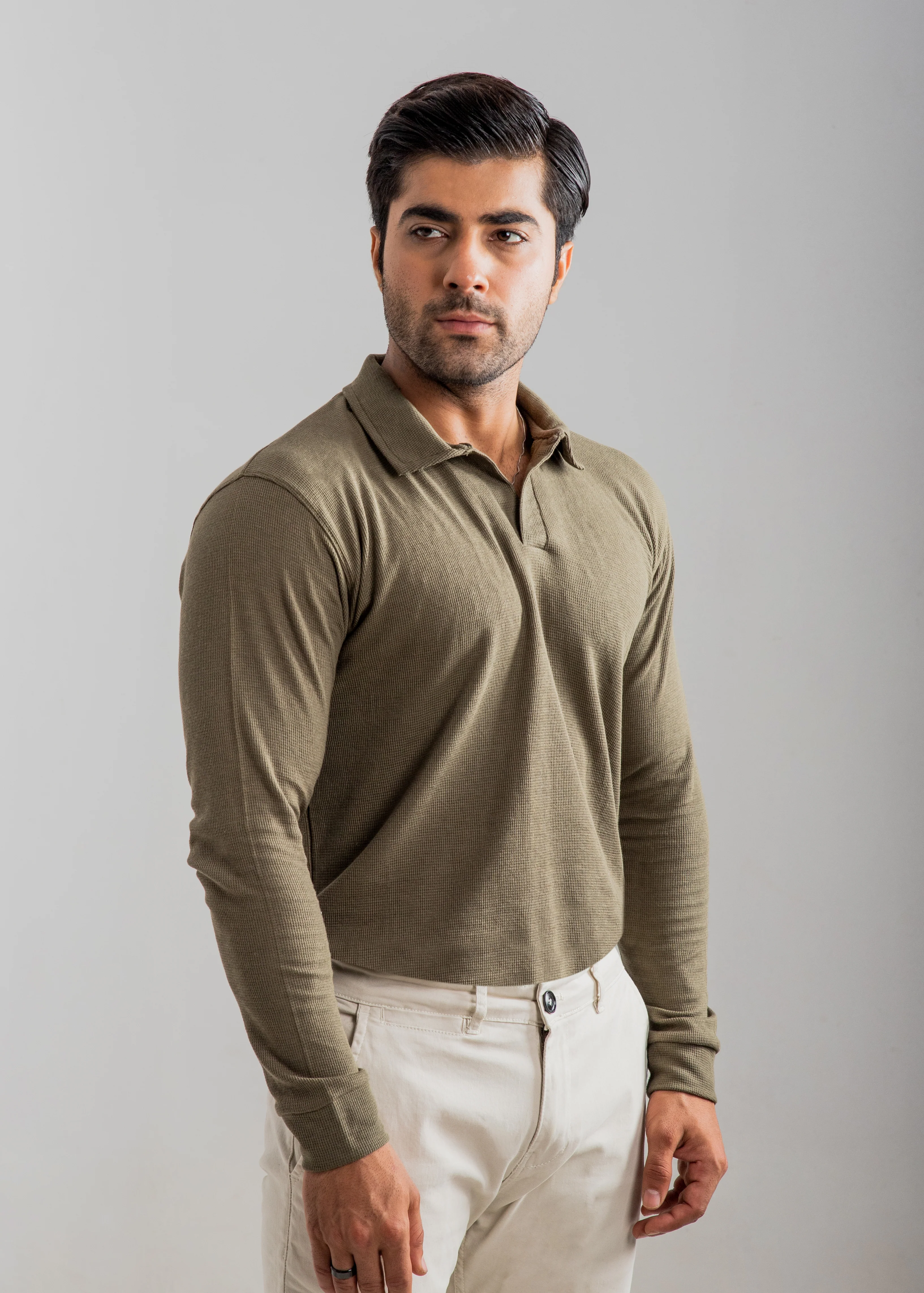 TEXTURED POLO SHIRT | PACK OF 3 - Image 6